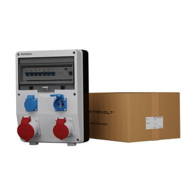 shumee Razdelilna omarica ECO-S/FI 32A 16A 2x230V vtičnice Bals Doktorvolt DV-2589-F