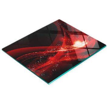shumee Trpežna in elegantna steklena kuhinjska deska z abstraktnim vzorcem 60x52 cm