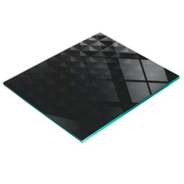 shumee Trpežna in elegantna steklena kuhinjska deska z abstraktnim vzorcem 60x52 cm