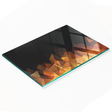 shumee Trpežna in elegantna steklena kuhinjska deska z abstraktnim vzorcem 80x52 cm