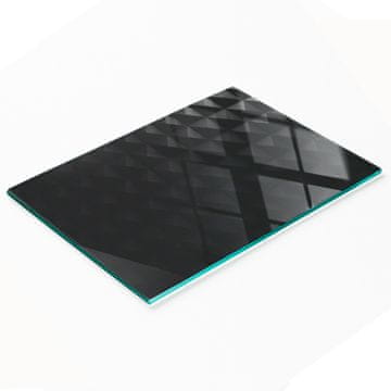 shumee Trpežna in elegantna steklena kuhinjska deska z abstraktnim vzorcem 80x52 cm
