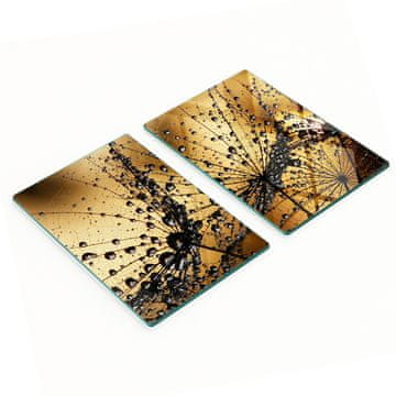 shumee Steklene kuhinjske deske za rezanje z dekorativno grafiko regrata 2x40x52 cm