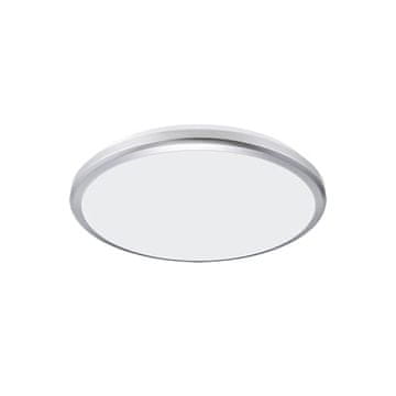 Ideus Hermetična LED stropna svetilka srebrna 12W 4100K IP54 ravninska Ideus 03838