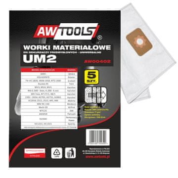 awtools VREČKE IZ MIKROFLAKEN, komplet 5 kosov, UM2 VC2010/2511/2512/445/446