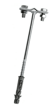 shumee Držalo za trak in ozemljitveno žico z razteznim čepom Š=30 mm, D=120 mm KM63
