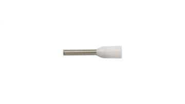 shumee Izolirana kabelska tulka TI 0,5 mm2/8 mm bela pocinkana TI 0,5L8 /100 kosov/