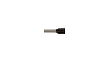shumee Izolirani kabelski končnik TI 1,5 mm2/8 mm črno pocinkan TI1,5L8 /100 kosov/