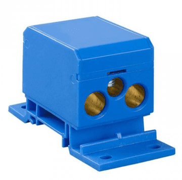shumee Razdelilni blok 4x4-70mm2 moder, za montažo na ploščato in letev DB4-N 48,29