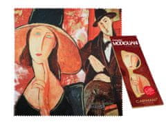 Carmani Krpa za očala - A. Modigliani, Ženska s klobukom in Mario Varvogli (carmani)