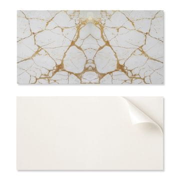 COLORAY Dekorativna vinilna stenska plošča s potiskom 100x50 cm Elegantni marmor z žilami