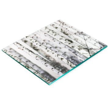 shumee Kuhinjska večnamenska dekorativna tabla iz utrjenih brezovih debel 60x52 cm