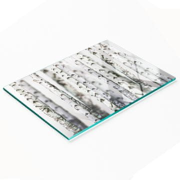 shumee Kuhinjska večnamenska dekorativna tabla iz utrjenih brezovih debel 80x52 cm
