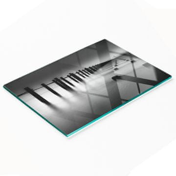 shumee Kuhinjska večnamenska dekorativna tabla iz kaljenega stekla Tamiza 80x52 cm