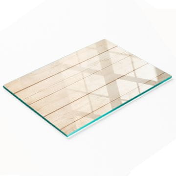 shumee Kuhinjska večnamenska dekorativna tabla iz kaljenega stekla, lesa, 80x52 cm