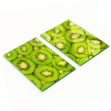 shumee Kuhinjske večnamenske dekorativne deske iz kaljenega stekla Kiwi 2x40x52 cm