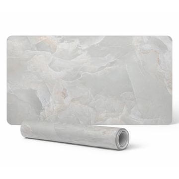 shumee Elegantna dekorativna podloga za pisalno mizo z marmorno teksturo 100x50 cm