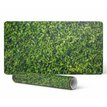 shumee Trpežna nedrseča podloga za pisalno mizo, zelena stena z listi, 90 x 45 cm