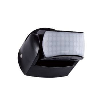 Ideus Senzor gibanja 1200W 230V 180 stopinj 12m IP65 črn PIR patrulja Ideus 03923