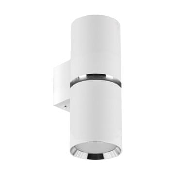 Ideus Dekorativna stenska svetilka bela krom IP20 dior WLL GU10 2x35W Ideus 04267