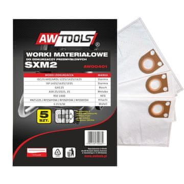 awtools VREČKE IZ MIKROFIBRE, komplet 5 kosov, SXM2 GAS 25 / STARMIX 25/35