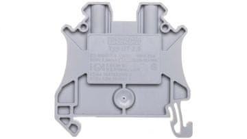 Phoenix Contact 2-žični priključni blok/priključek za tirnico 0,14–4 mm2 siv UT 2,5 3044076