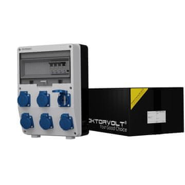 shumee Razdelilna omarica TD-S/FI 6x230V Schuko, vtičnice Mennekes Doktorvolt 0601