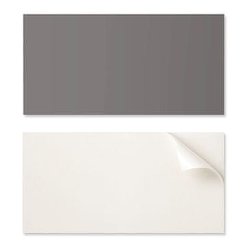 COLORAY Samolepilna dekoracija z grafiko za pisarno ali delovno sobo 120x60 cm Barva Siva