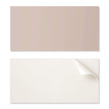 COLORAY Paket vinilnih ploščic z motivom spalnice, svetlo rjave barve, 10x40x20 cm