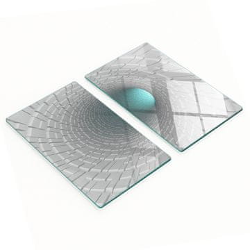shumee Kuhinjske večnamenske dekorativne plošče iz kaljenega stekla 3D 2x30x52 cm