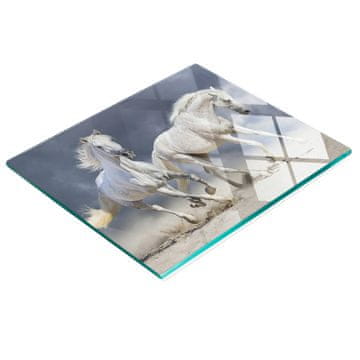 shumee Kuhinjska večnamenska dekorativna tabla utrjeni konjički za plažo 60x52 cm