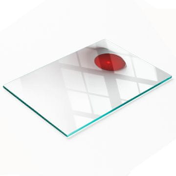 shumee Dekorativna steklena kuhinjska deska za rezanje Abstraktna krogla 80x52 cm