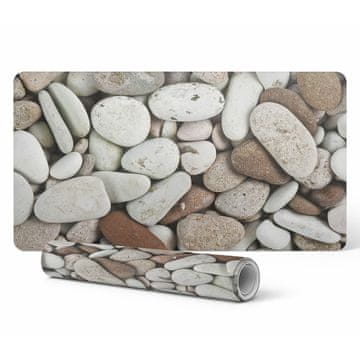 shumee Trpežna protizdrsna podloga za pisalno mizo z motivom kamnov na plaži 120x60 cm