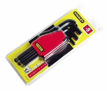 Stanley Stanley imbus ključi, 9 kosov, kroglični 1,5; 2; 2,5; 3; 4; 5; 6; 8; 10 mm