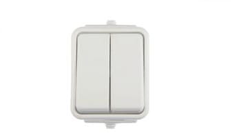 Schneider Hermetično stikalo za lestenec iz cedre IP44 10A belo WNt-500C01 WNT500C01