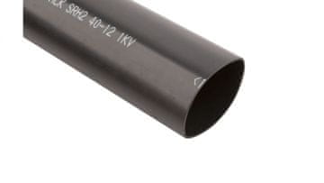 shumee Termoskrčljiva cev, odebeljena z lepilom, črna, SRH2 40-12 1000 mm, 127423