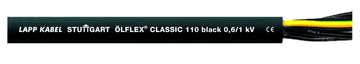 LAPP Krmilni kabel olflex classic 110 črne barve 0,6/1 kV 2x2,5 1120339 /kolut/