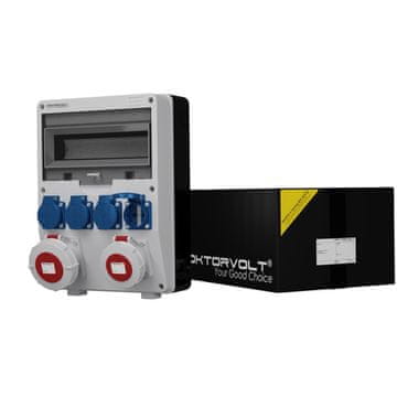 shumee Razdelilna omarica za stavbe TD 32A 16A IP67 4x230V Schuko Doktorvolt 2213