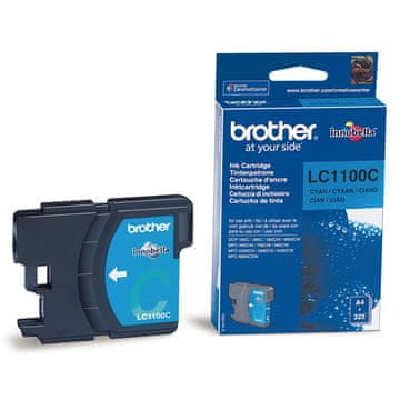 Brother LC1100C modra, originalna kartuša