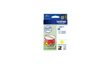 Brother LC-22U Y (LC22UY) rumena, originalna kartuša