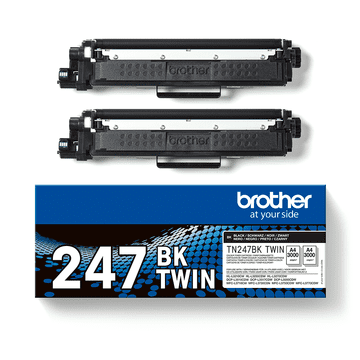 Brother TN-247BKT TWIN črna komplet originalnih tonerjev