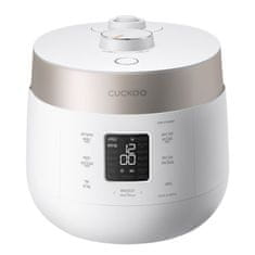 CUCKOO CRP-ST0609F Twin Pressure kuhalnik za riž in soparnik 1,08 L, belo-šampanjec
