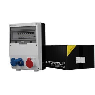 shumee Razdelilna omarica za stavbe TD-S/FI 16A 2x230V vtičnice Mennekes Doktorvolt DV-6947-F