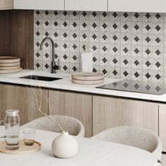 COLORAY Paket vinilnih ploščic za enostavno namestitev, eleganten marmorni vzorec 10x40x20 cm