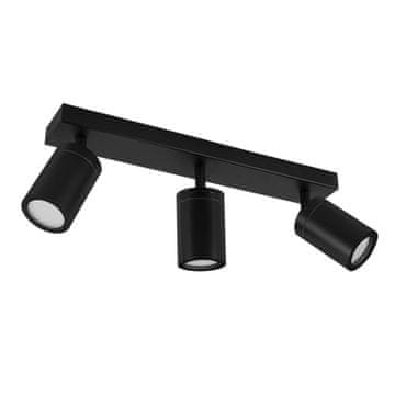 Ideus Stenska svetilka za kopalnico črne barve IP44, premična, tenor GU10 3x20W Ideus 04073