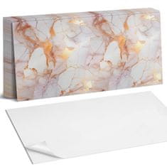 COLORAY Samolepilne ploščice z grafiko za jedilnico PVC Elegantni marmor z žilami 10x40x20 cm
