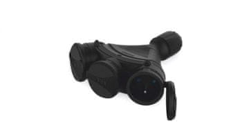 shumee Razdelilnik podaljška s 3 vtičnicami z/brez 16A 250V IP54 črne barve GN-X3/54 W-01158