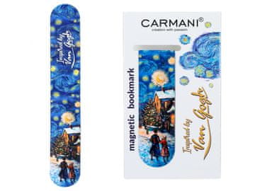 Carmani Magnetni zaznamek - navdihnjen z van Goghovo sliko Božična noč pod zvezdami (carmani)