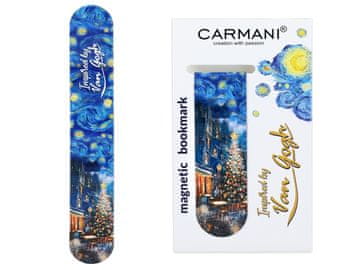 Carmani Magnetni zaznamek - navdihnjen z van Goghovo sliko Božična noč pod zvezdami (carmani)