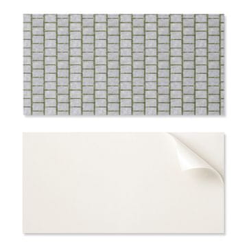 COLORAY Lepljena PVC plošča z motivom, idealna za hodnik 120x60 cm, vzorec opečne stene