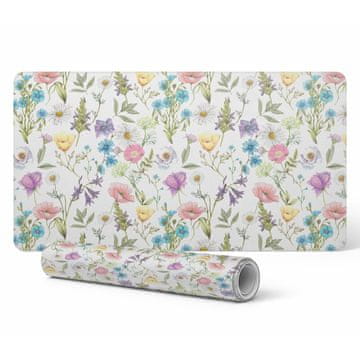 shumee Elegantna dekorativna podloga za pisalno mizo z vintage cvetličnim vzorcem 90x45 cm